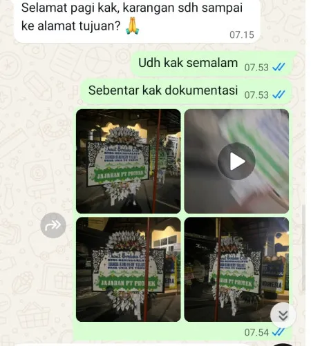 Pengiriman Papan Bunga Selamat Menanggal Gayungan